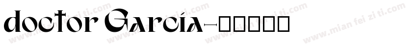 doctor Garcia字体转换
